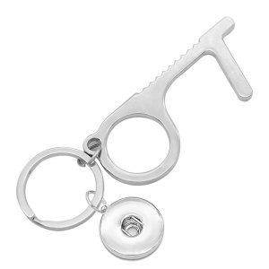 20MM Snaps button jewelry wholesale For epidemic prevention key chain tool, elevator, sanitary key artifact