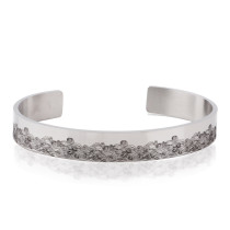 Stainless steel remember to be awesome 10MM wide open bracelet bracelet