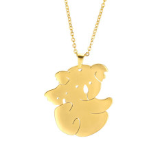 Stainless steel karaoke animal pendant necklaceift