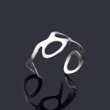 Scissors stainless steel hollow bracelet