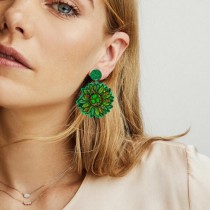 St. Patrick's Day Lucky Grass Rainbow Green Rainbow Game Controller Beard Irish Acrylic Earrings