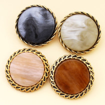 20MM Metal retro snap button charms
