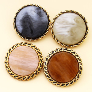 20MM Metal retro snap button charms