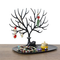 Creative deer horn tree shaped jewelry storage box earring bracelet necklace bracelet earring frame jewelry display