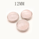 12MM natural turquoise snap button charms