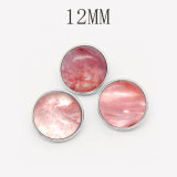 12MM natural turquoise snap button charms