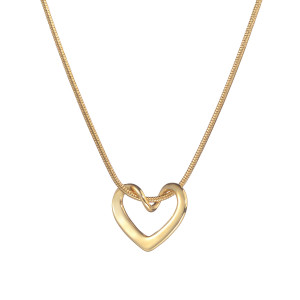 Stainless steel love pendant necklace