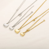 Stainless steel love necklace bracelet set