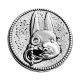 23MM Metal Vintage Rabbit Round snap button charms