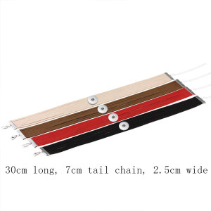 Gothic neck chain multi-layer flannelette necklace short collarbone chain suitable for 20MM Snaps button jewelry wholesale