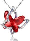 Crystal butterfly necklace