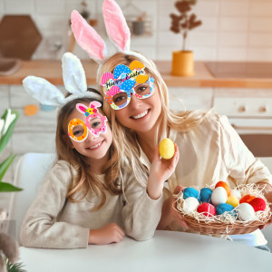 12 styles Easter Glasses Family Party Decorative Glasses Rabbit Egg Eyeglasses Frame