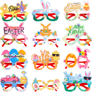 12 styles Easter Glasses Family Party Decorative Glasses Rabbit Egg Eyeglasses Frame