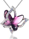 Crystal butterfly necklace
