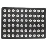 Display of 60 pieces PU leather black type for 18&20MM snaps chunks