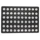 Display of 60 pieces PU leather black type for 18&20MM snaps chunks