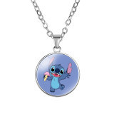 Glass single-sided Stitch necklace