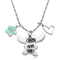 Stainless steel stick necklace love tag necklace my sunshine necklace