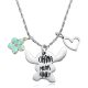 Stainless steel stick necklace love tag necklace my sunshine necklace