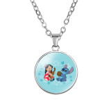Glass single-sided Stitch necklace