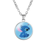Glass single-sided Stitch necklace
