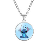 Glass single-sided Stitch necklace