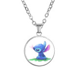 Glass single-sided Stitch necklace