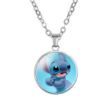 Glass single-sided Stitch necklace