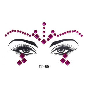Cosmetic ball face decoration, environmental protection face drill stick, acrylic drill face stick