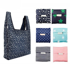 Foldable shopping bag Portable environmental protection bag Waterproof handbag Oxford cloth storage bag