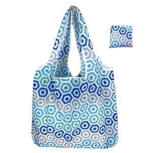 Foldable shopping bag and carry it hand in hand