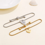 Stainless steel love Valentine's Day gift drawable bracelet