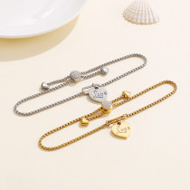 Stainless steel love Valentine's Day gift drawable bracelet