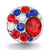 20MM design Rhinestone  Metal snap buttons