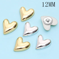 love resin electroplating DIY suitable 12MM snap button charms