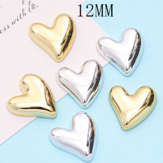 love resin electroplating DIY suitable 12MM snap button charms