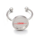 Stainless steel open ring tray