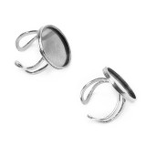 Stainless steel open ring tray