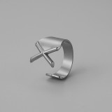 26 letters Stainless steel adjustable  ring