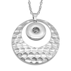 Stainless steel love Pineapple flower Necklace Pendant 20MM Snaps button jewelry wholesale