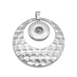 Stainless steel love Pineapple flower Pendant 20MM Snaps button jewelry wholesale