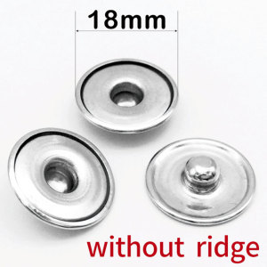 200pcs/bag without ridge 18MM copper snaps chunks Accessories  fit  ST0013-16