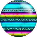 20MM Leopard print pattern Print  glass snaps buttons