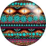 20MM Leopard print pattern Print  glass snaps buttons