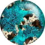 20MM Leopard print pattern Print  glass snaps buttons