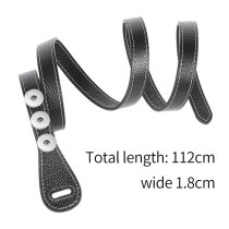 First layer cowhide belt decorative dress suit small belt 18MM Snaps button jewelry wholesale