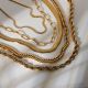 Stainless steel necklace snake rope chain hip hop chain