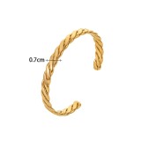 Stainless steel zircon bracelet