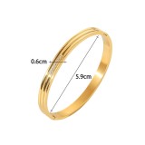 Stainless steel zircon bracelet