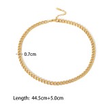 Stainless steel necklace snake rope chain hip hop chain